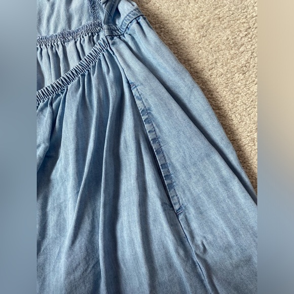 denim fit and flare dress - Picture 3 of 4